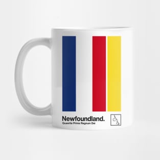 Newfoundland // Original Minimalist Artwork Poster Design Mug